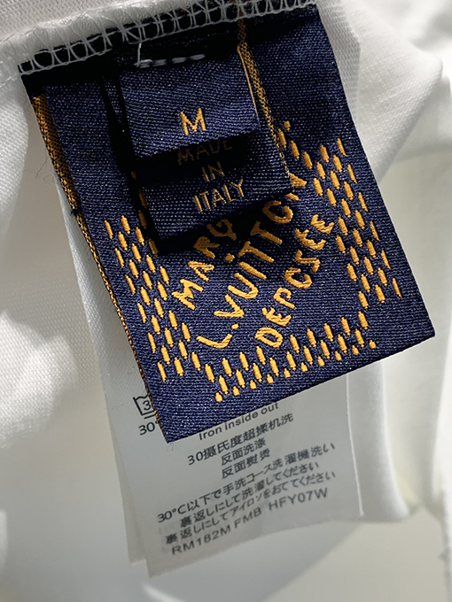 ルイヴィトン 新しい立体ゴム刺繍半袖Tシャツ