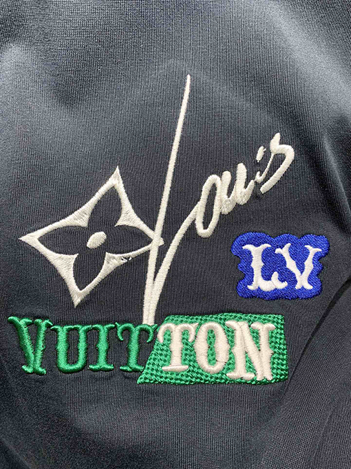 ルイヴィトン 新しい立体ゴム刺繍半袖Tシャツ