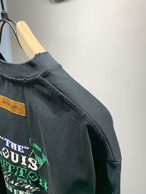 ルイヴィトン 新しい立体ゴム刺繍半袖Tシャツ