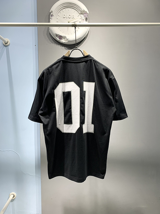 バレンシアガウォッシュドビンテージバスケットボールシリーズ半袖Tシャツ