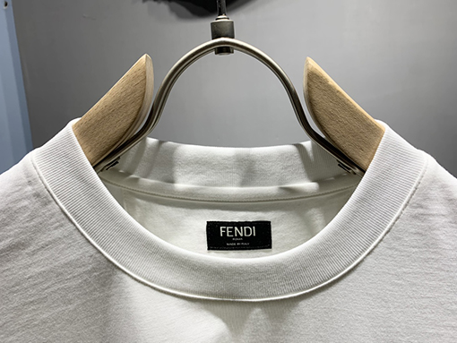 フェンディ 新しい刺繍スポーツ半袖Tシャツ