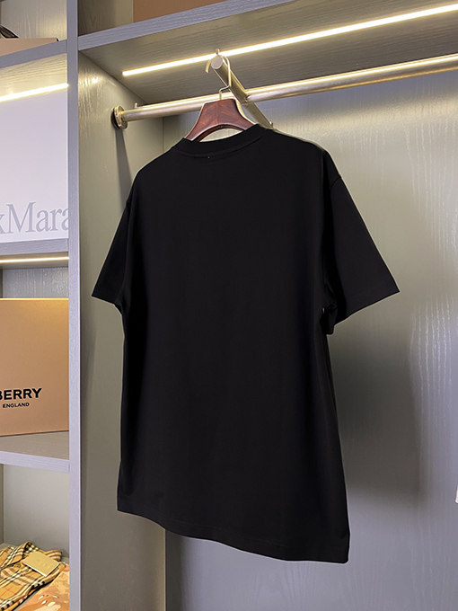 バーバリー 新しいラベルのゆったりとした綿の半袖Tシャツ