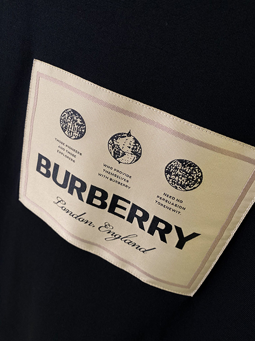 バーバリー 新しいラベルのゆったりとした綿の半袖Tシャツ