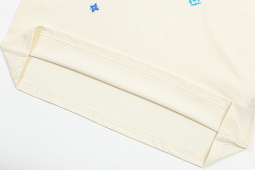 ルイヴィトン グラデーションモノグラム文字プリント大きなロゴロゴ半袖Tシャツ