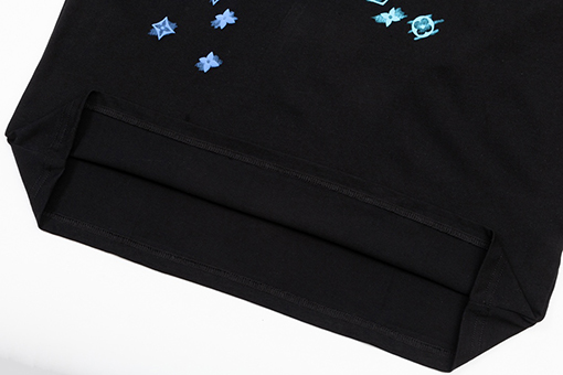 ルイヴィトン グラデーションモノグラム文字プリント大きなロゴロゴ半袖Tシャツ