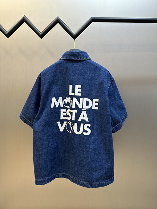 ルイヴィトンLe Monde Est À Vous半袖シャツ