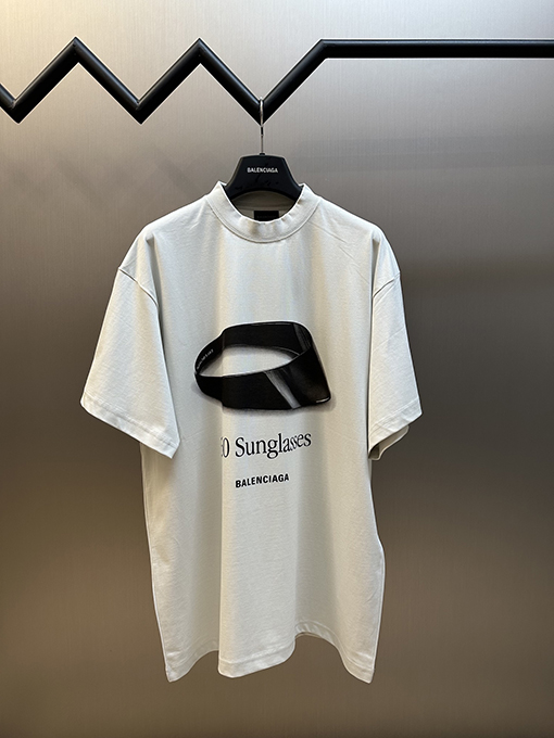 バレンシアガコピー 帽子プリント半袖Tシャツ