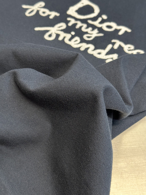 ディオール 友達アルファベット刺繍ラウンドネック半袖Tシャツ