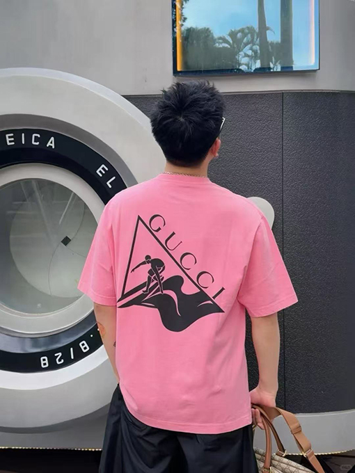 グッチコピー 新しいスキープリント半袖Tシャツ