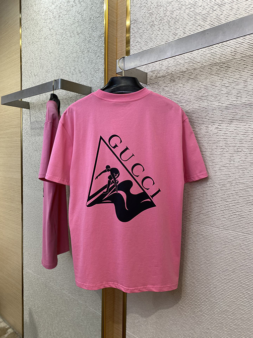 グッチコピー 新しいスキープリント半袖Tシャツ