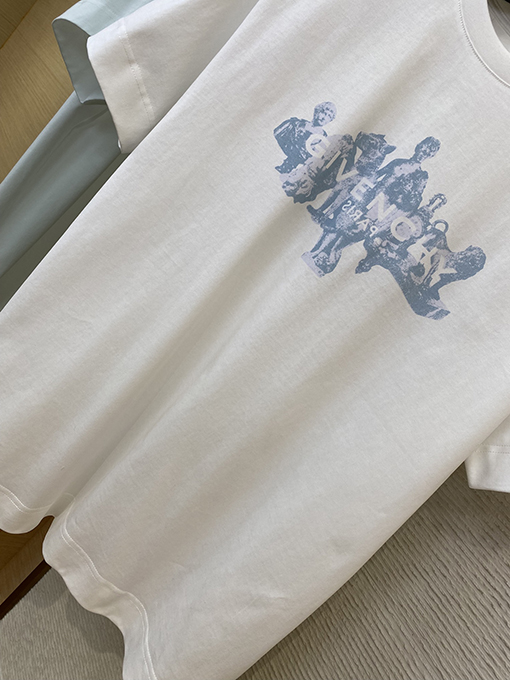 ジバンシイ 新しいキャラクタープリントラウンドネック半袖Tシャツ