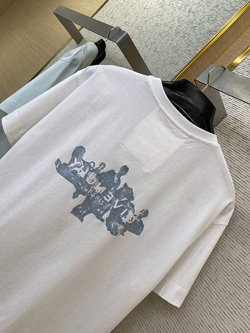 ジバンシイ 新しいキャラクタープリントラウンドネック半袖Tシャツ