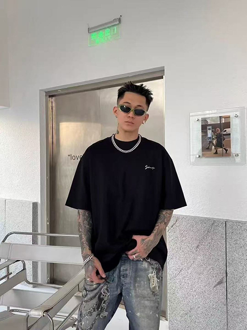 ジバンシイスーパーコピー 新しいプリントラウンドネック半袖Tシャツ