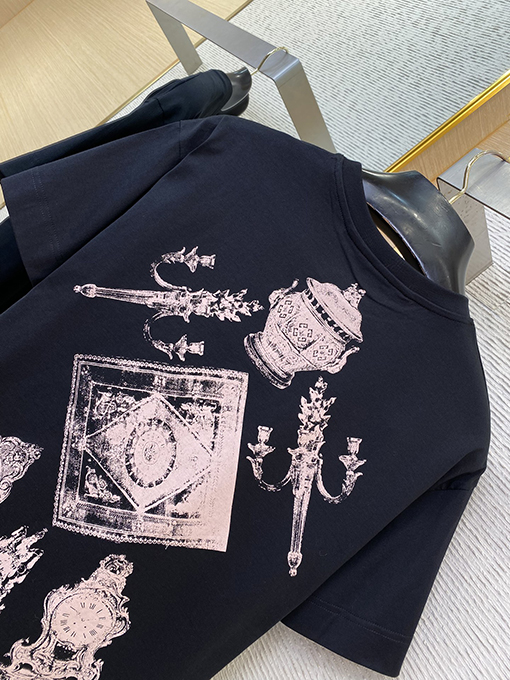 ジバンシイスーパーコピー 新しいプリントラウンドネック半袖Tシャツ