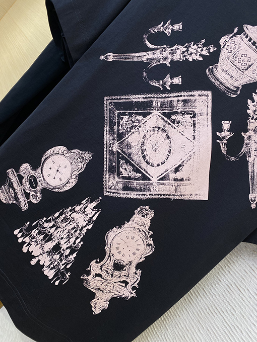 ジバンシイスーパーコピー 新しいプリントラウンドネック半袖Tシャツ