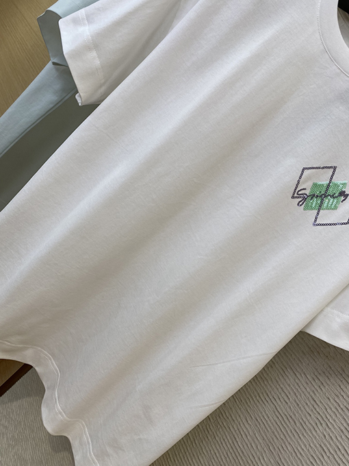 ジバンシイ 新しいダイヤモンドビーズ半袖Tシャツ