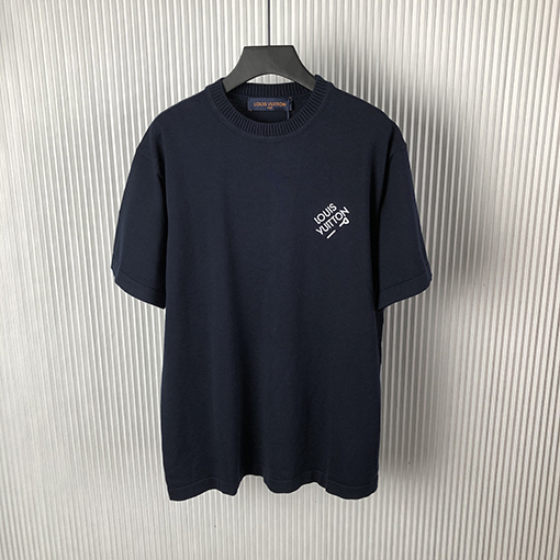 ルイヴィトンスーパーコピー新しいピンロゴニット半袖Tシャツ