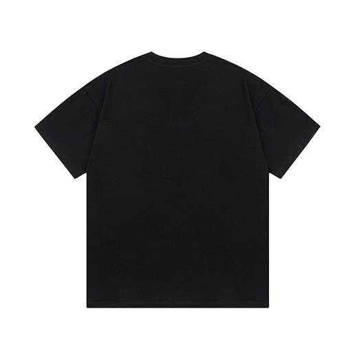 バーバリー  オーバーラップアルファベット軍馬プリント半袖Tシャツ