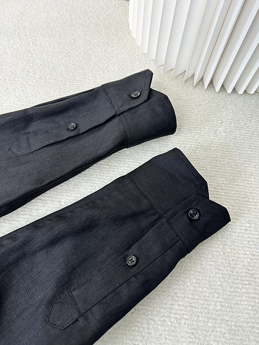 セリーヌ リネンゆったり長袖シャツ