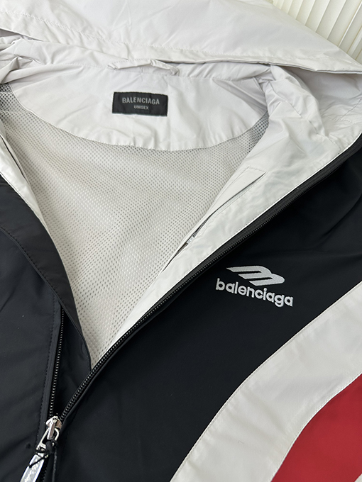 バレンシアガ スポーツロゴ ジップアップナイロンジャケット3 B SPORTS ICON TRACKSUIT 