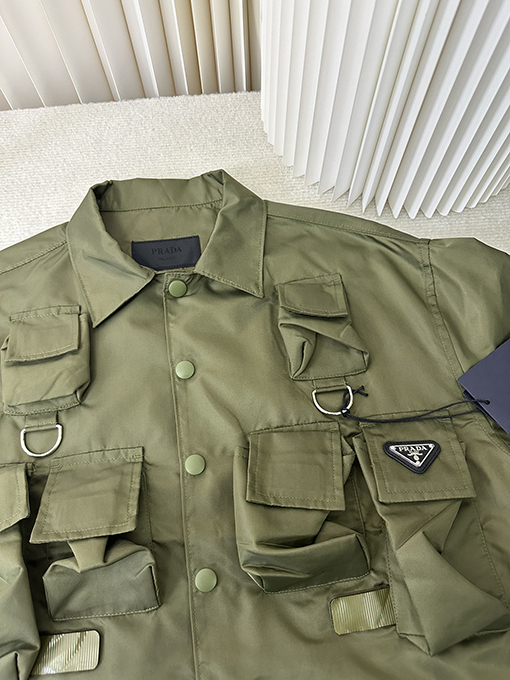 プラダ ファッションワークウェアナイロンシャツ