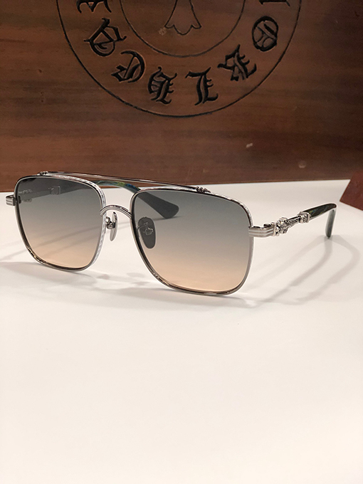 クロムハーツシンプルで洗練されたチタンサングラス