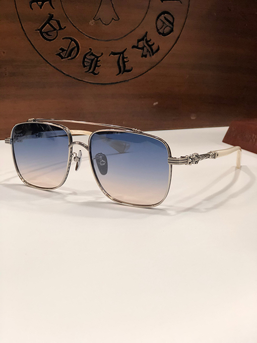 クロムハーツシンプルで洗練されたチタンサングラス