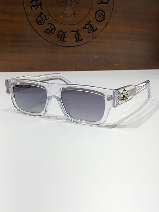 クロムハーツコピー 新しい厚い板材のフルフレームサングラス