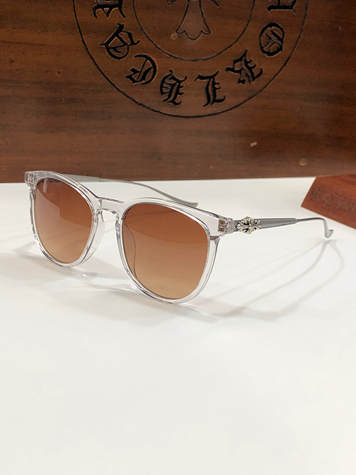 クロムハーツシンプルで寛大なプレートチタン超軽量サングラス