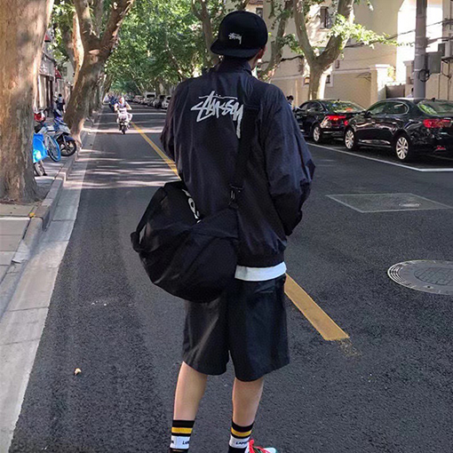 Stussy x Nike クラシック機能織りハーフジップシャツ