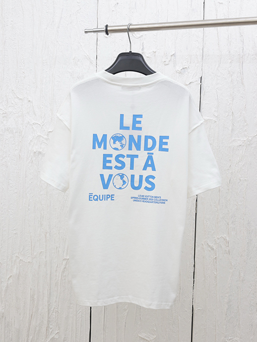 ルイヴィトン 新しいフィドンデザインショールーム半袖Tシャツ