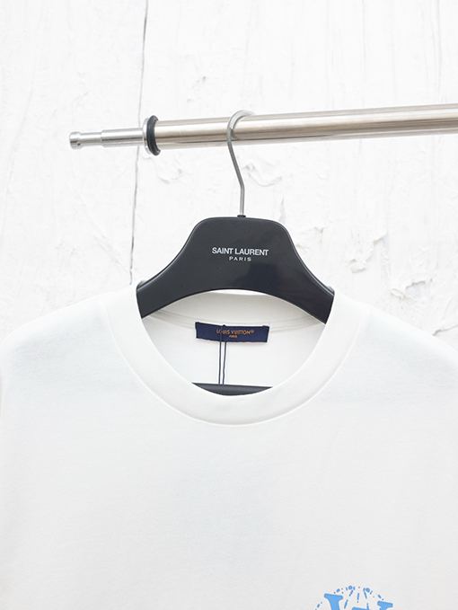 ルイヴィトン 新しいフィドンデザインショールーム半袖Tシャツ