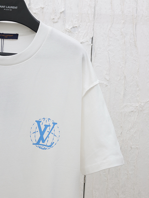 ルイヴィトン 新しいフィドンデザインショールーム半袖Tシャツ