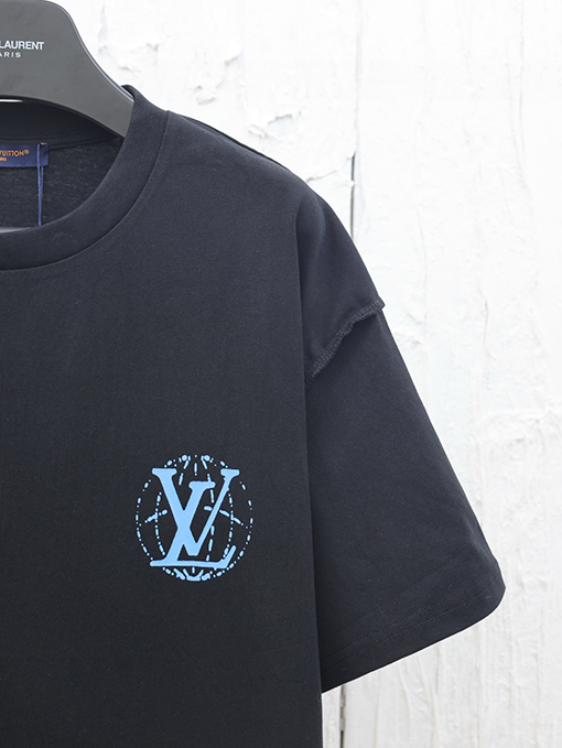 ルイヴィトン 新しいフィドンデザインショールーム半袖Tシャツ