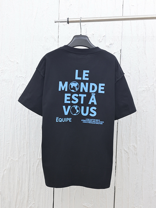 ルイヴィトン 新しいフィドンデザインショールーム半袖Tシャツ