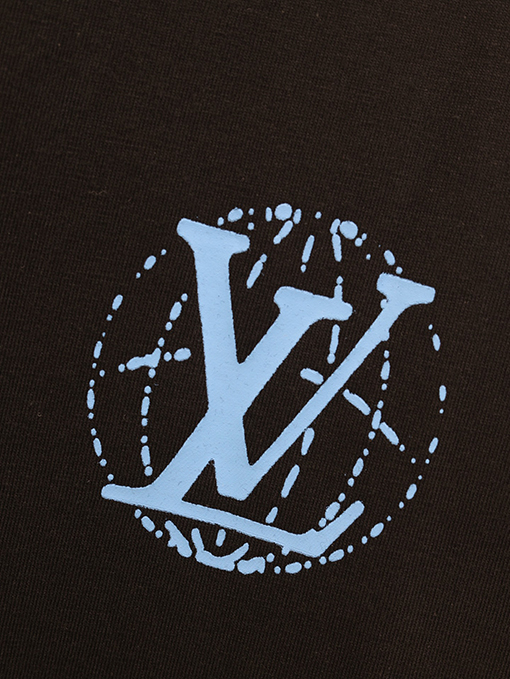 ルイヴィトン 新しいフィドンデザインショールーム半袖Tシャツ
