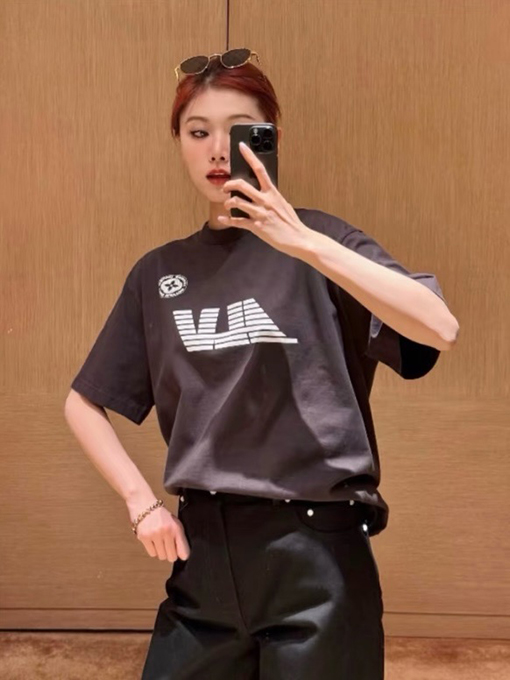 ルイヴィトンコピー コンパスプリント半袖Tシャツ