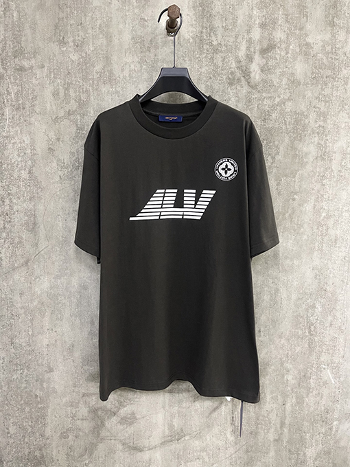 ルイヴィトンコピー コンパスプリント半袖Tシャツ