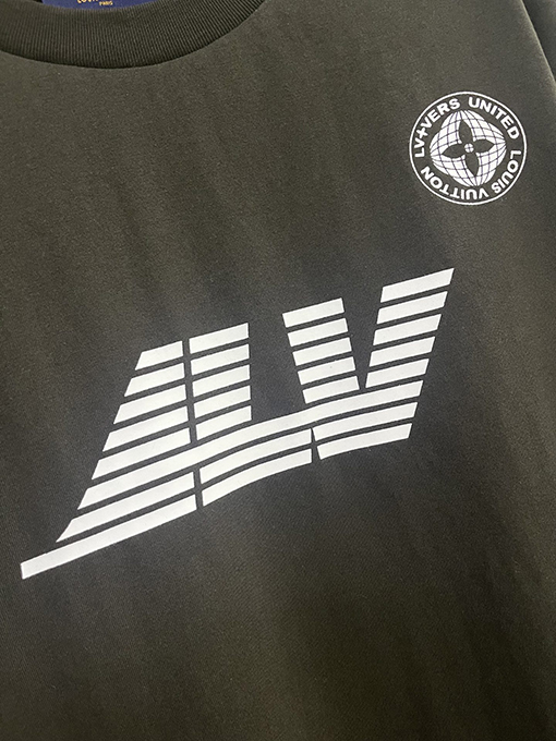 ルイヴィトンコピー コンパスプリント半袖Tシャツ