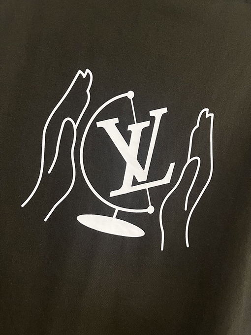 ルイヴィトンコピー コンパスプリント半袖Tシャツ