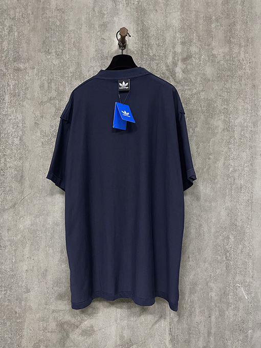 Balenciaga X Adidas コラボレーションシリーズin side out両面刺繍半袖Tシャツ