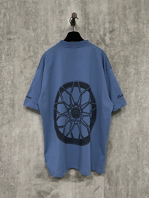 バレンシアガ 25ssコラボレーションロゴプリント半袖Tシャツ