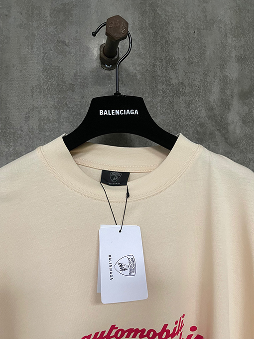 バレンシアガ 25ssコラボレーションロゴプリント半袖Tシャツ