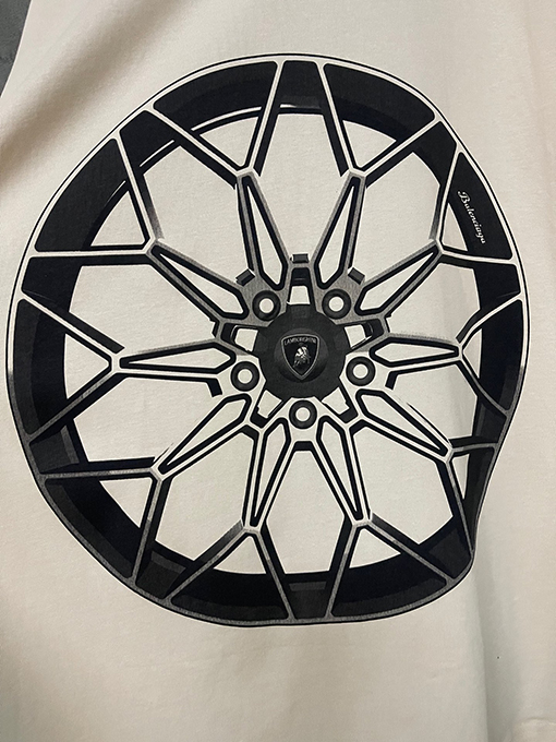 バレンシアガ 25ssコラボレーションロゴプリント半袖Tシャツ