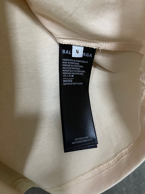 バレンシアガ 25ssコラボレーションロゴプリント半袖Tシャツ