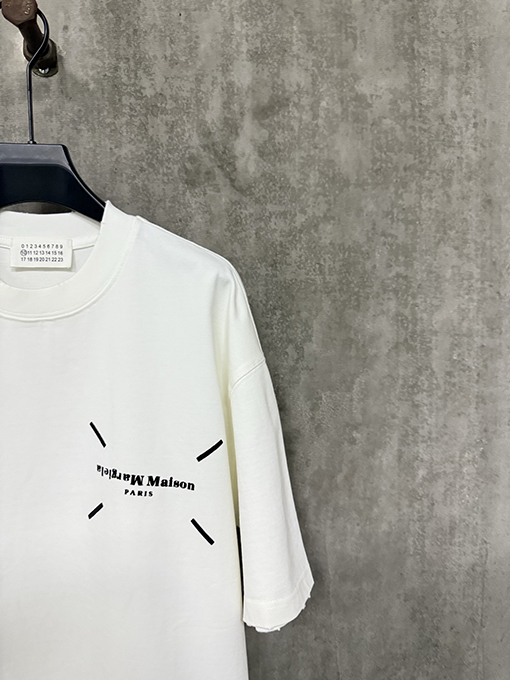 マルタンマルジェラコピー 25ssクラシックプリントヘビーポンド半袖Tシャツ