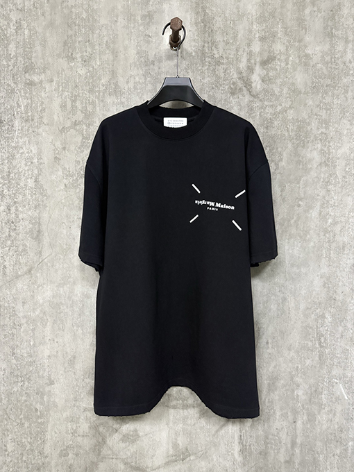 マルタンマルジェラコピー 25ssクラシックプリントヘビーポンド半袖Tシャツ