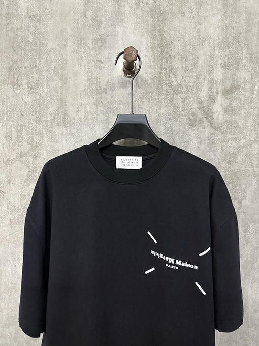 マルタンマルジェラコピー 25ssクラシックプリントヘビーポンド半袖Tシャツ