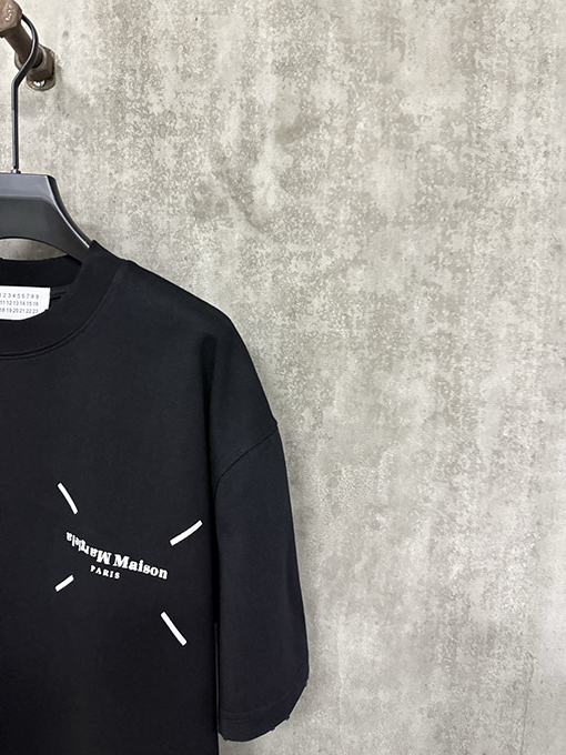 マルタンマルジェラコピー 25ssクラシックプリントヘビーポンド半袖Tシャツ