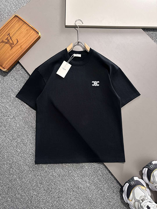 セリーヌスーパーコピー 新しい綿の半袖Tシャツ